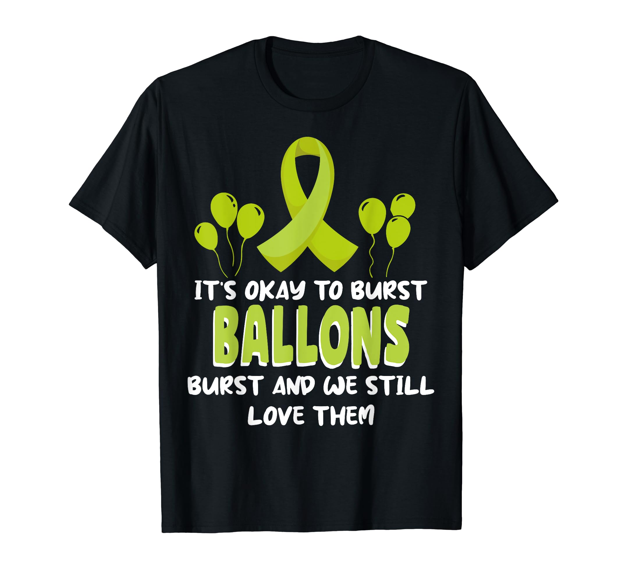 Balloons Burst Depression Mental T-Shirt - Fun Novelty Design Unisex - T-Shirt, Sweatshirt, Hoodie