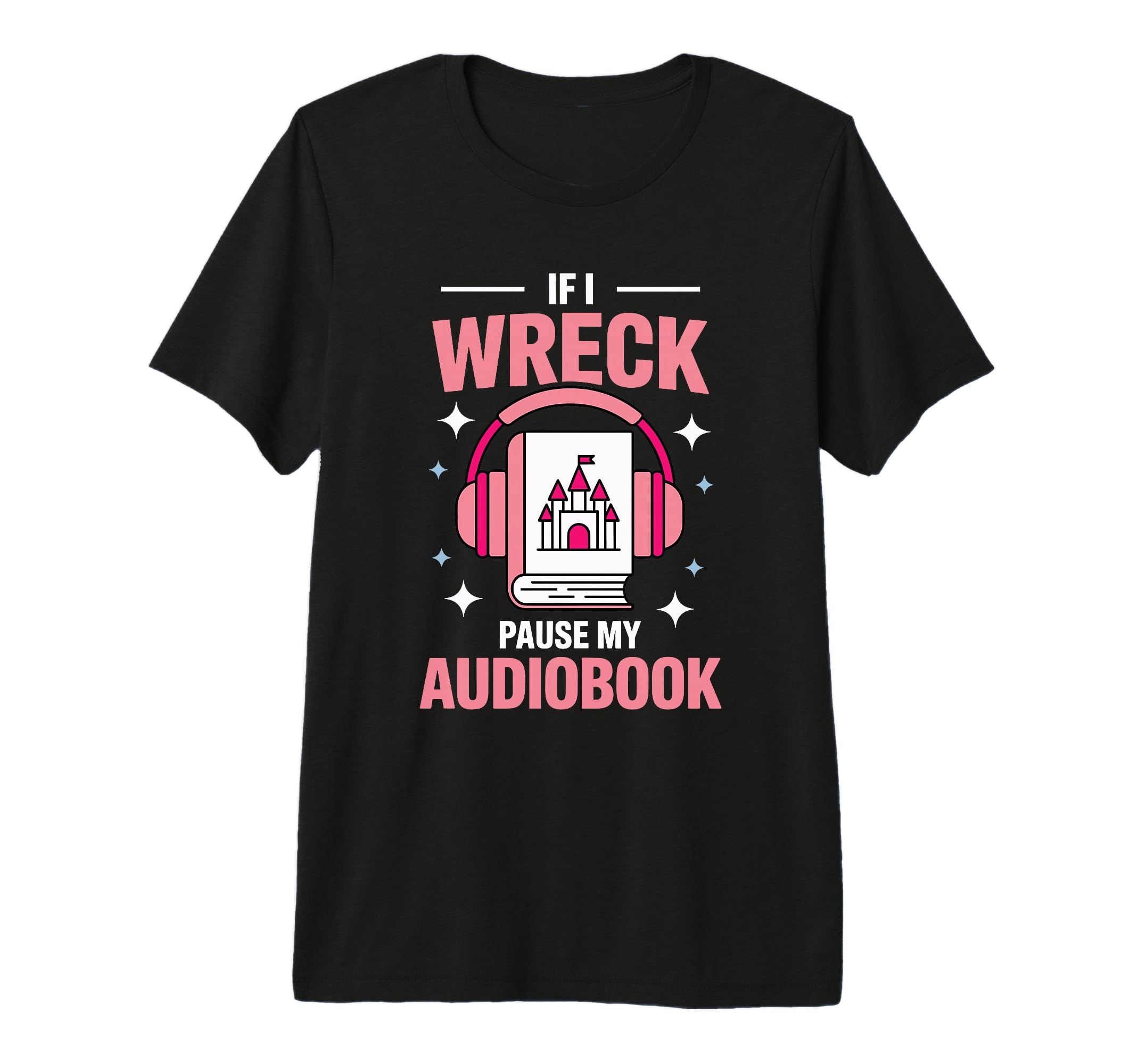 Funny Audiobook Fantasy Equipment Book T-Shirt - Graphic Print Men Women - T-Shirt, Sweatshirt, Hoodie