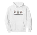 Overstimulated But Festive Possum Hoodie - Novelty Apparel for Adults - T-Shirt, Sweatshirt, Hoodie