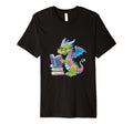 Bookworm Book Lover Dragon Reading T-Shirt - Novelty Apparel Men Women - T-Shirt, Sweatshirt, Hoodie