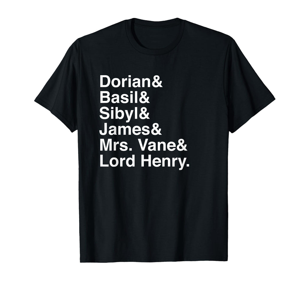 Picture Dorian Gray Character List T-Shirt - Novelty Apparel Men Women - T-Shirt, Sweatshirt, Hoodie