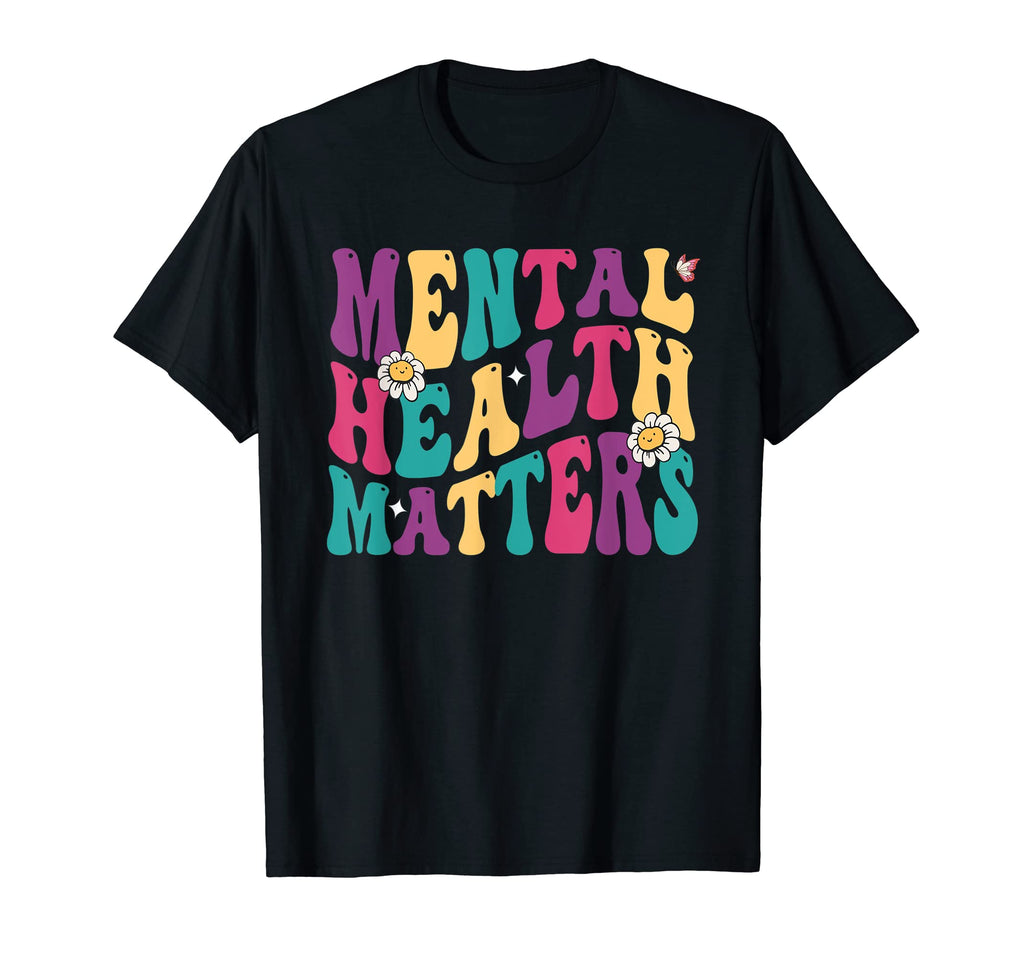 Mental Health Matters Human Brain T-Shirt - Unique Graphic for Adults - T-Shirt, Sweatshirt, Hoodie