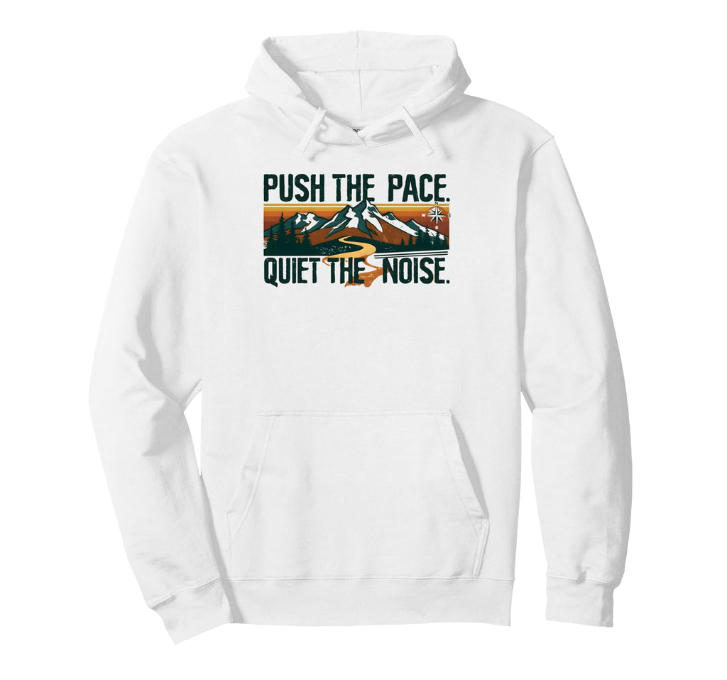 Quiet Noise Is Outdoor Hiking Hoodie - Custom Art Print Men Women - T-Shirt, Sweatshirt, Hoodie