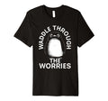 Penguin Overthinkers And Anxious T-Shirt - Fun Novelty Design for Adults - T-Shirt, Sweatshirt, Hoodie