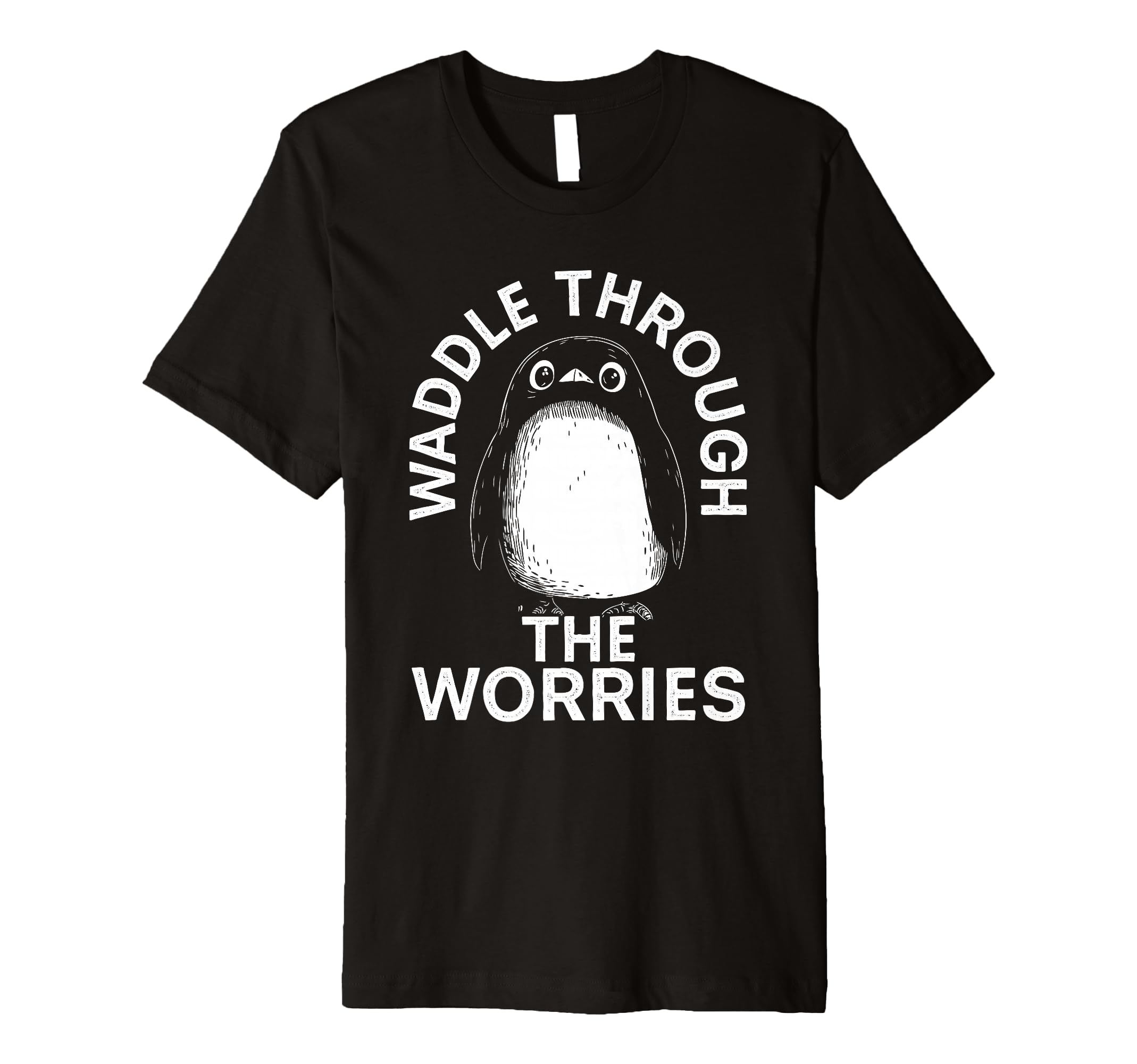 Penguin Overthinkers And Anxious T-Shirt - Fun Novelty Design for Adults - T-Shirt, Sweatshirt, Hoodie