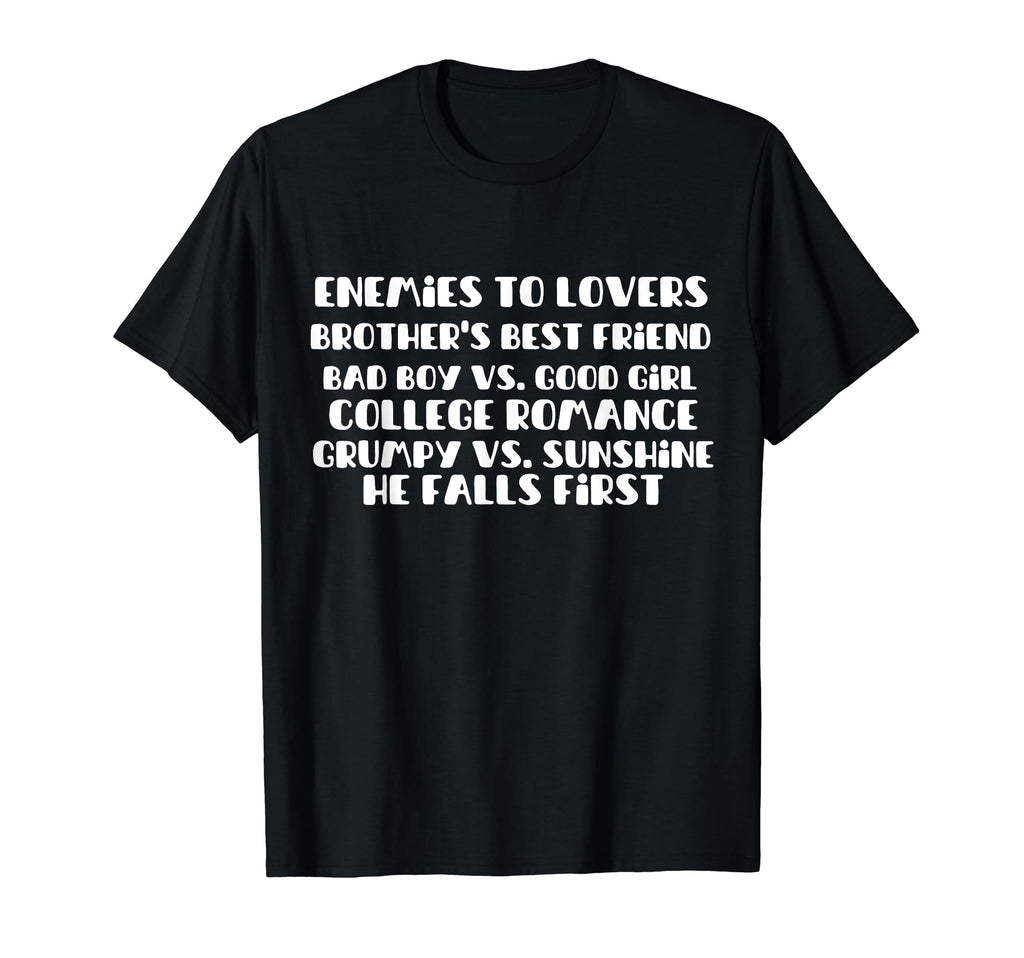 Romance Book Tropes T-Shirt - Unique Graphic Men Women - T-Shirt, Sweatshirt, Hoodie