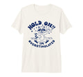 Raccoon Hold Im Overstimulated Tri T-Shirt - Minimalist Print Men Women - T-Shirt, Sweatshirt, Hoodie