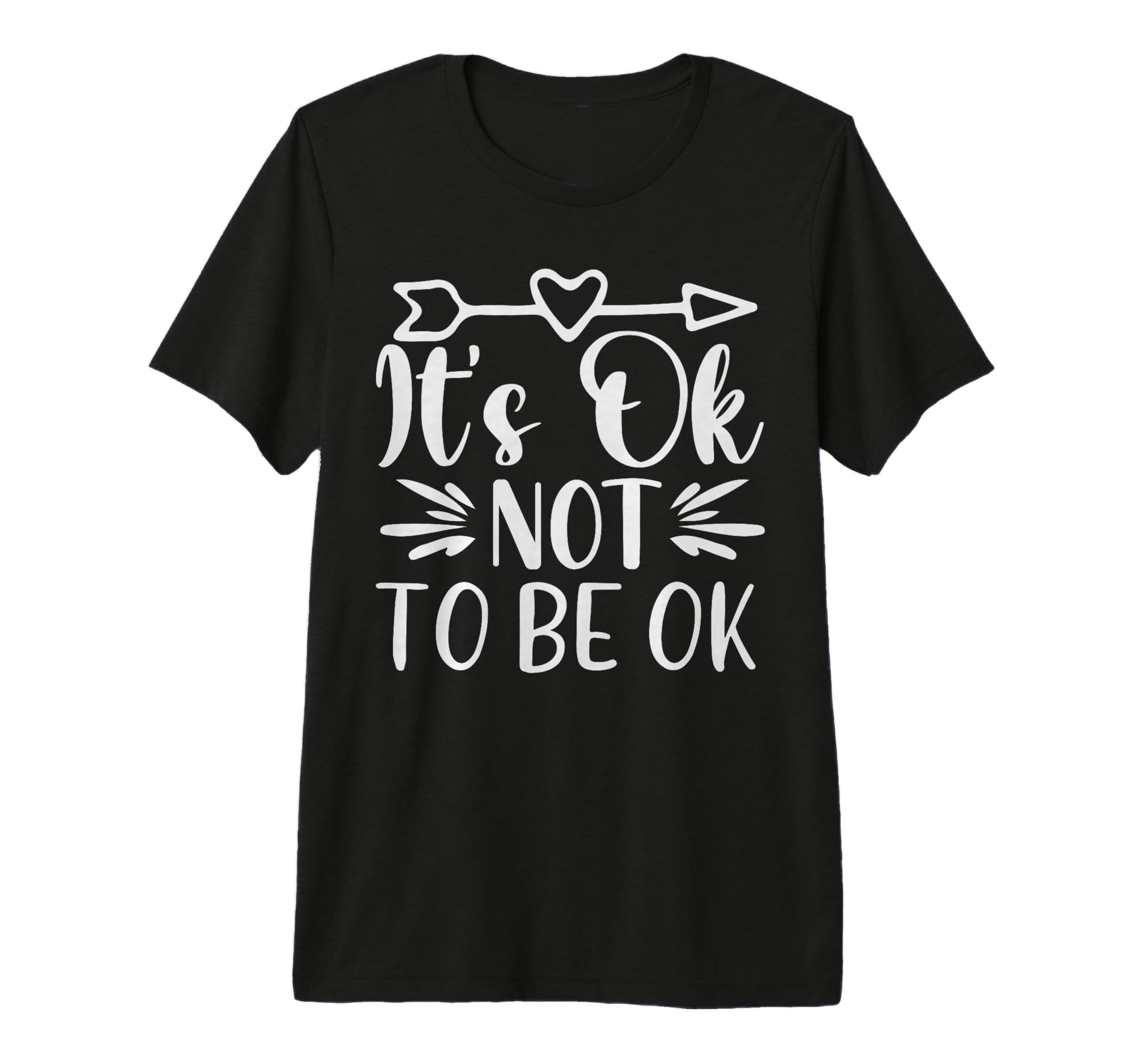 Its Okay Not To Be Okay Tri Blend T-Shirt - Fun Novelty Design for Adults - T-Shirt, Sweatshirt, Hoodie