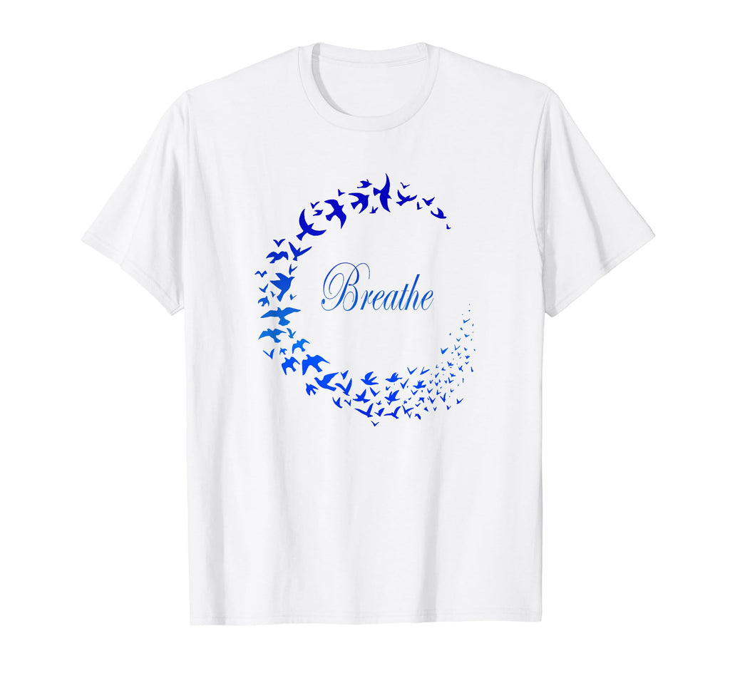 Just Breathe Gift Deep Breath Inhale Exhale T-Shirt - Unique Graphic Unisex - T-Shirt, Sweatshirt, Hoodie
