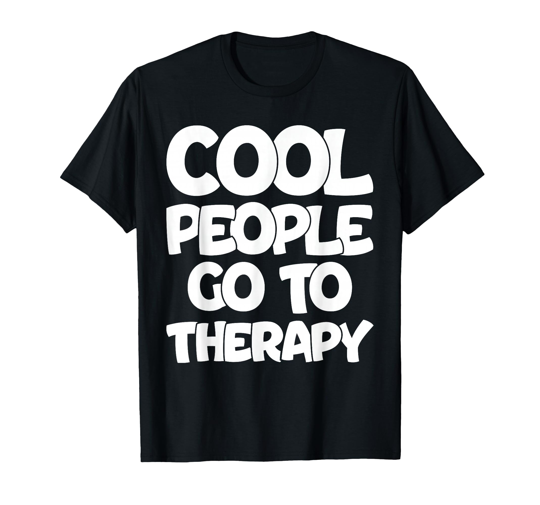 People Go To Therapy Groovy Mental T-Shirt - Trendy Graphic for Adults - T-Shirt, Sweatshirt, Hoodie
