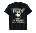 Funny Anxiety Therapy Mental Health T-Shirt - Streetwear Style Men Women - T-Shirt, Sweatshirt, Hoodie
