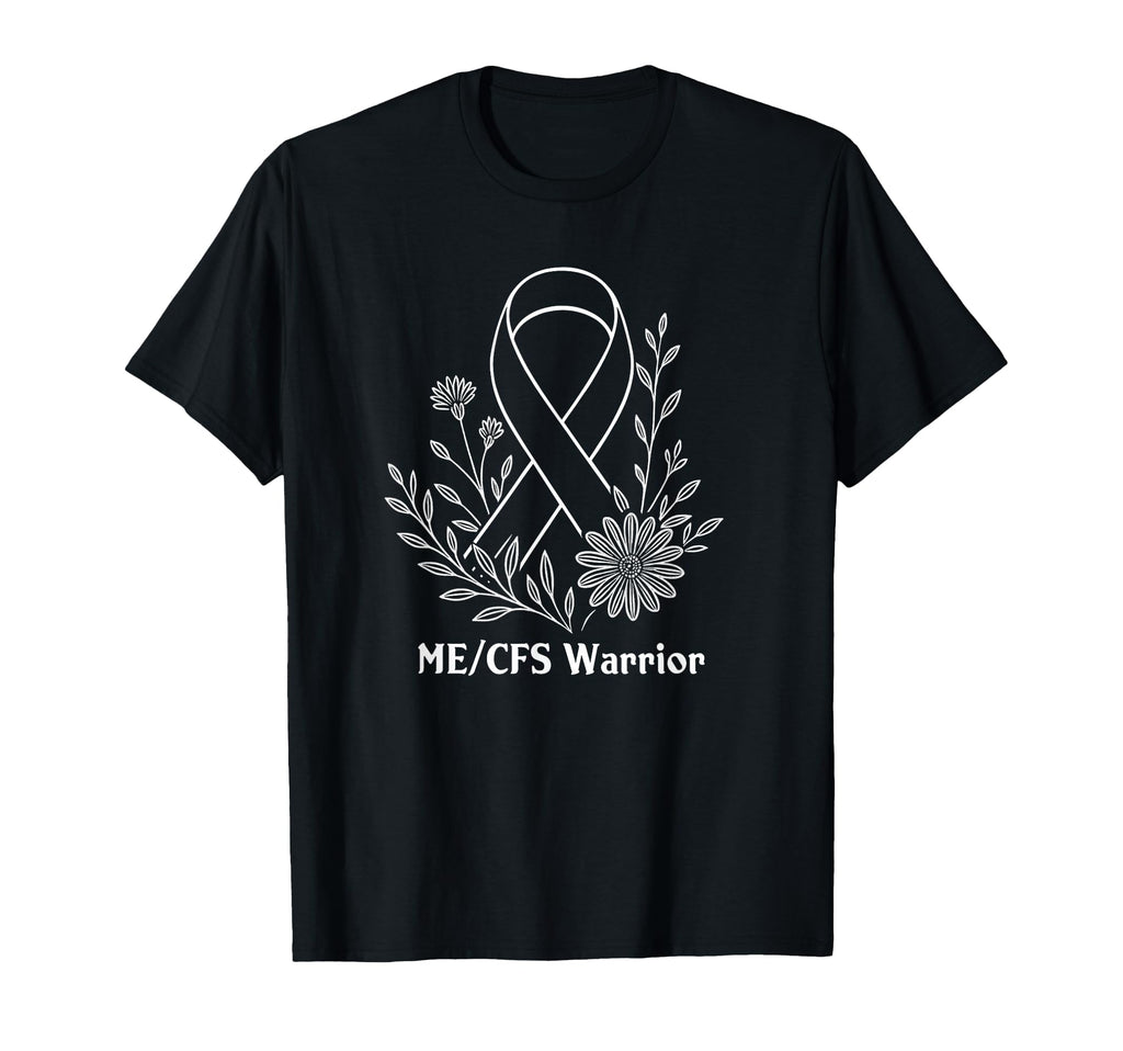 Me Cfs Awareness Warrior Floral T-Shirt - Novelty Apparel Men Women - T-Shirt, Sweatshirt, Hoodie