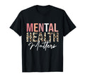 Mental Health Matters Leopard Human T-Shirt - Novelty Apparel Men Women - T-Shirt, Sweatshirt, Hoodie