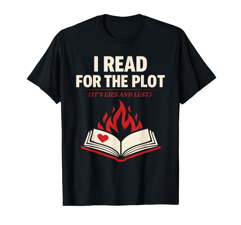 Chaotic Book Lover Unhinged Reader T-Shirt - Minimalist Print Men Women - T-Shirt, Sweatshirt, Hoodie