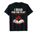Chaotic Book Lover Unhinged Reader T-Shirt - Minimalist Print Men Women - T-Shirt, Sweatshirt, Hoodie