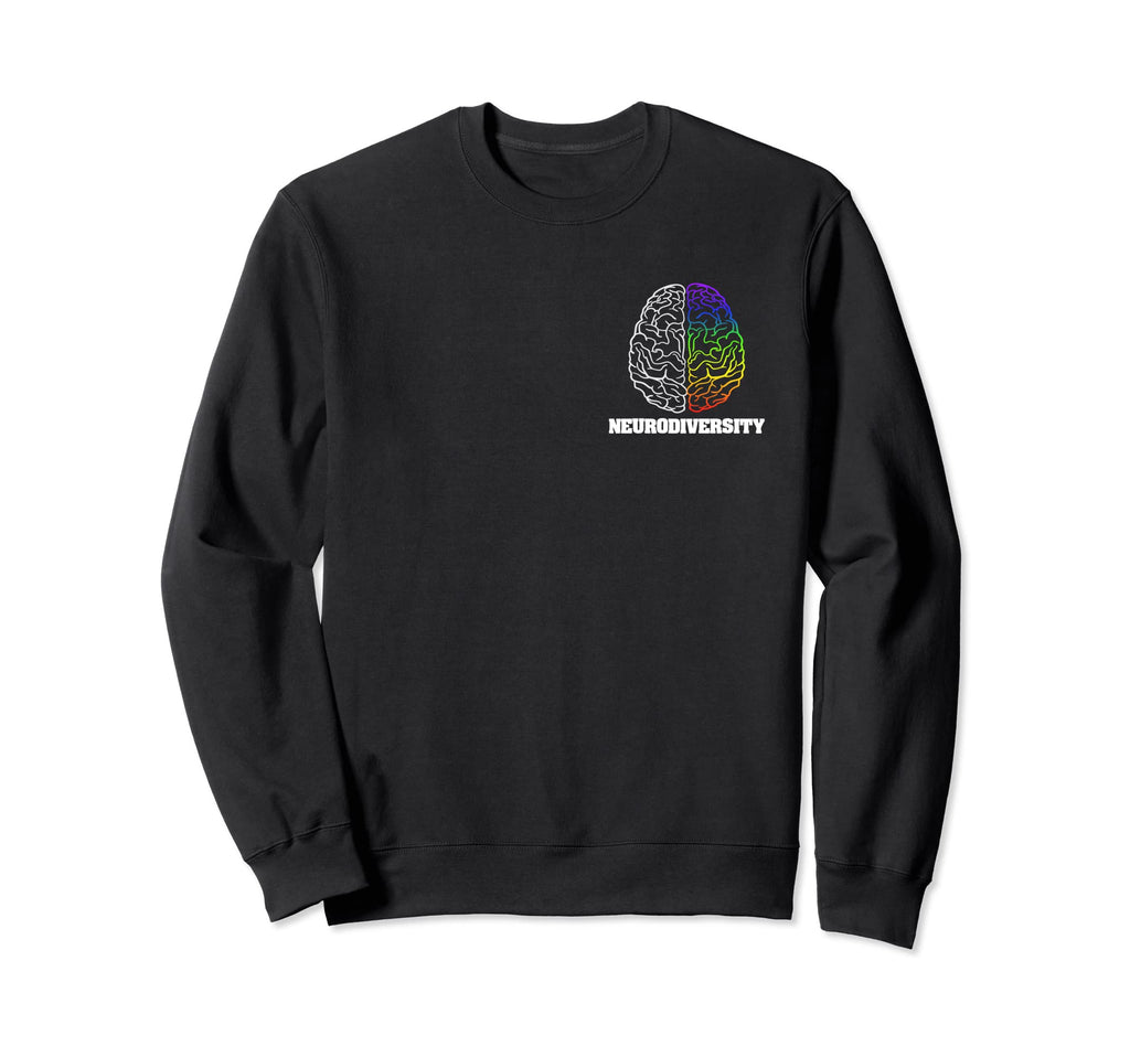 Embrace Neurodiversity Autism Adhd Sweatshirt - Custom Art Print Unisex - T-Shirt, Sweatshirt, Hoodie