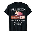 Funny Books And Coffee T-Shirt - Minimalist Print for Adults - T-Shirt, Sweatshirt, Hoodie