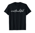 Overstimulated Aesthetic Sarcastic T-Shirt - Minimalist Print Men Women - T-Shirt, Sweatshirt, Hoodie