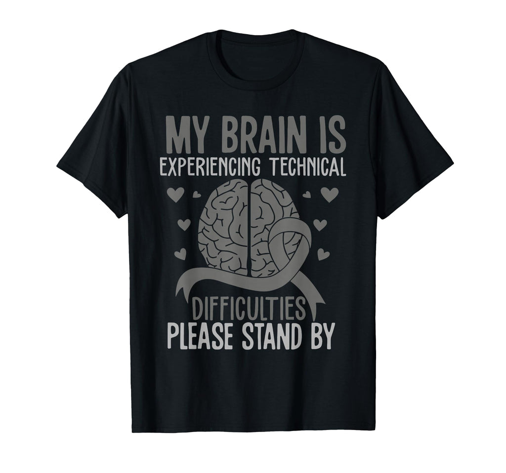 My Brain Is Experiencing Technical T-Shirt - Aesthetic Graphic for Adults - T-Shirt, Sweatshirt, Hoodie