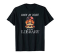 When Doubt Go To Library Dogs Book T-Shirt - Novelty Apparel for Adults - T-Shirt, Sweatshirt, Hoodie