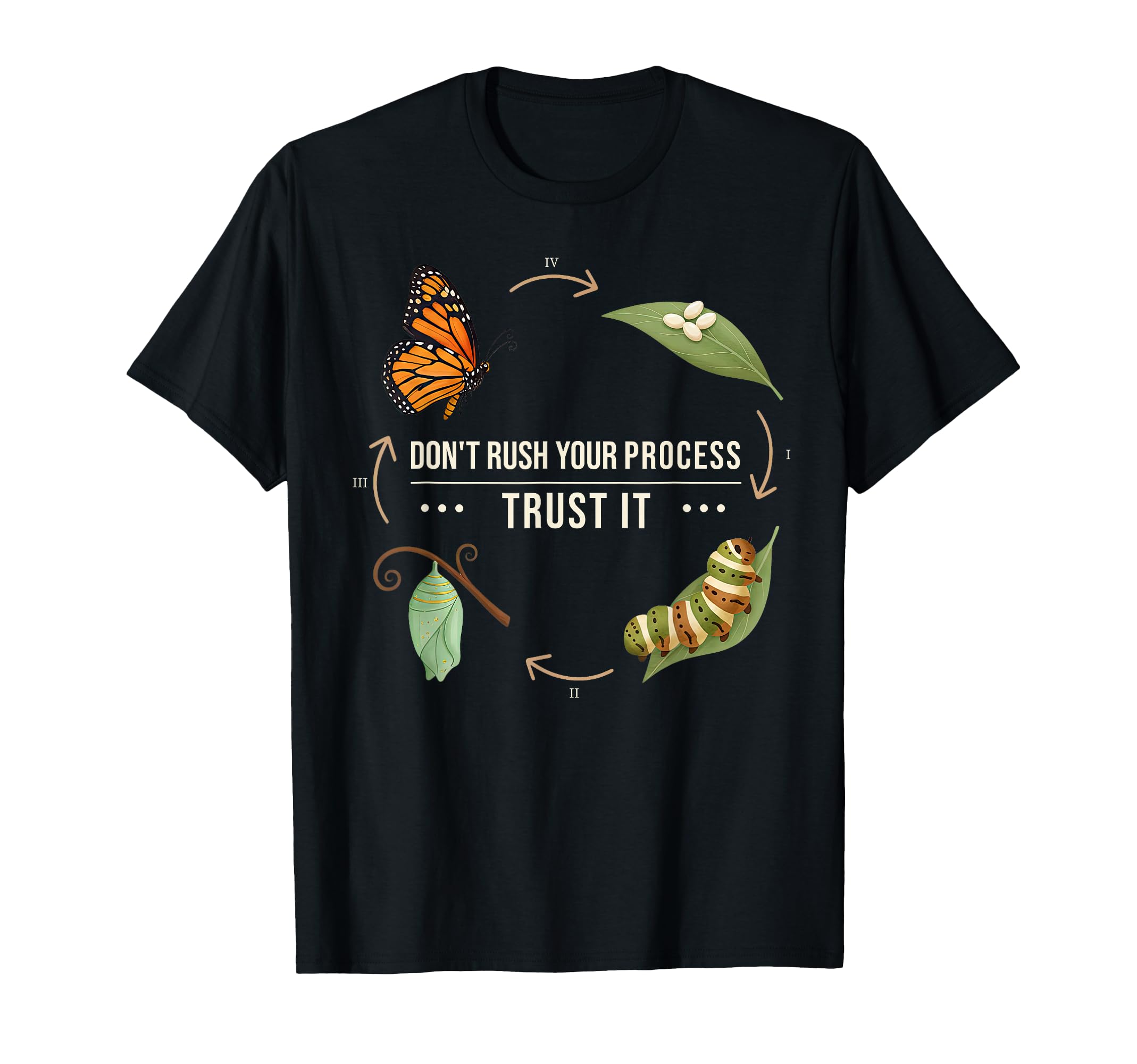 Trust Your Process Inspirational T-Shirt - Novelty Apparel for Adults - T-Shirt, Sweatshirt, Hoodie
