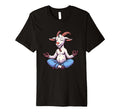 Meditation Goat Yoga Pose Relaxing Animal T-Shirt - Graphic Print Unisex - T-Shirt, Sweatshirt, Hoodie