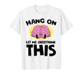 Overthinking Brain Question Mark T-Shirt - Minimalist Print Unisex - T-Shirt, Sweatshirt, Hoodie