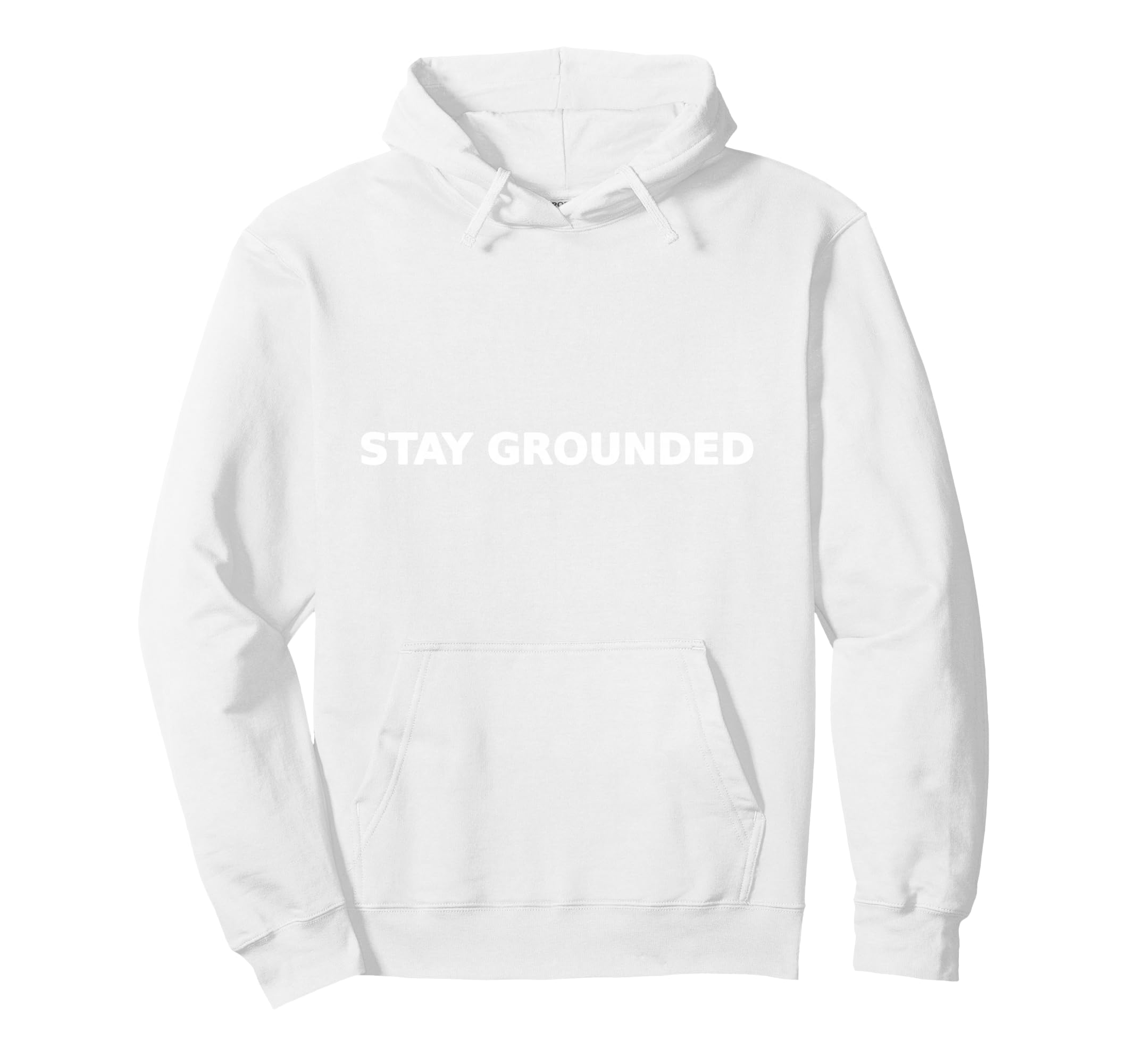 Stay Grounded Balance Typography Hoodie - Unique Graphic for Adults - T-Shirt, Sweatshirt, Hoodie