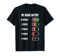 My Social Battery Low Energy Anti T-Shirt - Graphic Print for Adults - T-Shirt, Sweatshirt, Hoodie