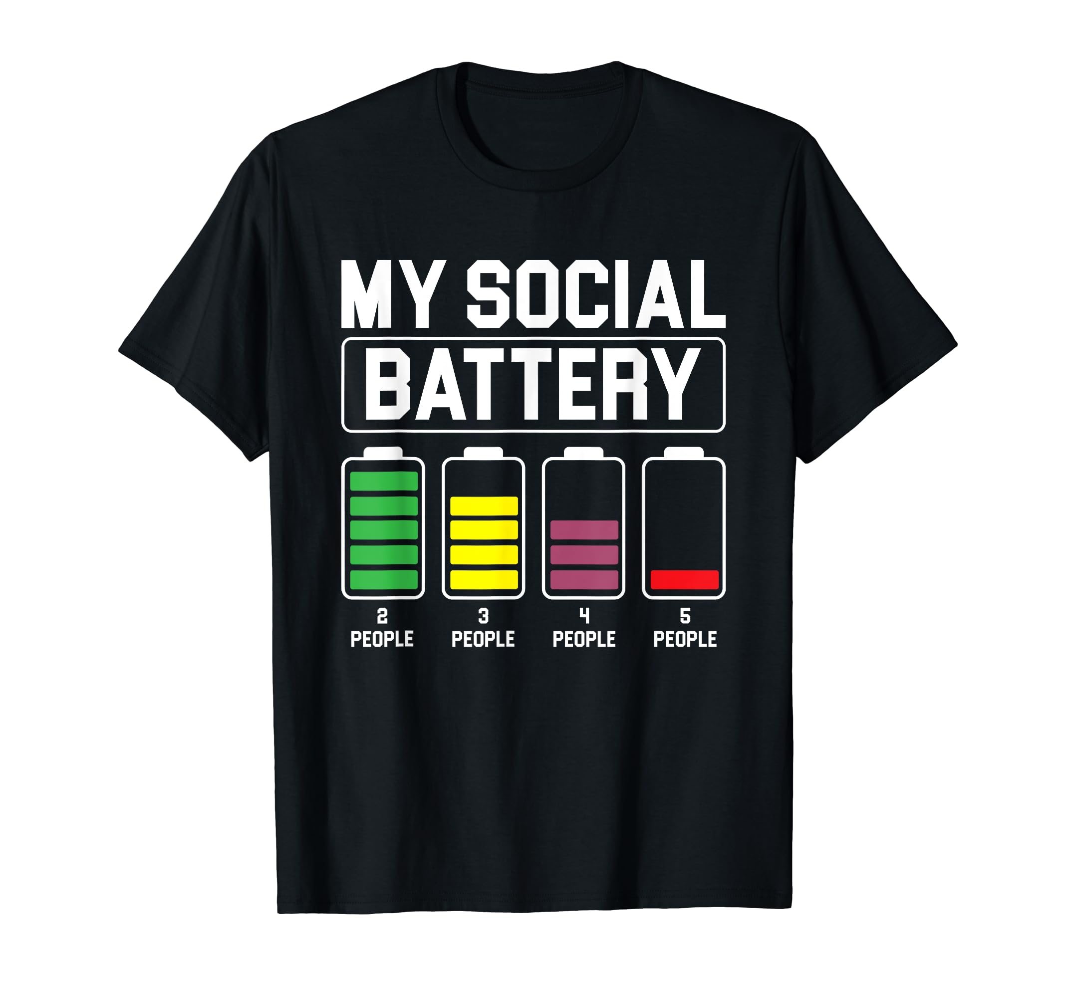 My Social Battery Funny Introverted T-Shirt - Aesthetic Graphic for Adults - T-Shirt, Sweatshirt, Hoodie