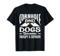 Cornhole And Dogs Therapy Is Expensive T-Shirt - Novelty Apparel Men Women - T-Shirt, Sweatshirt, Hoodie