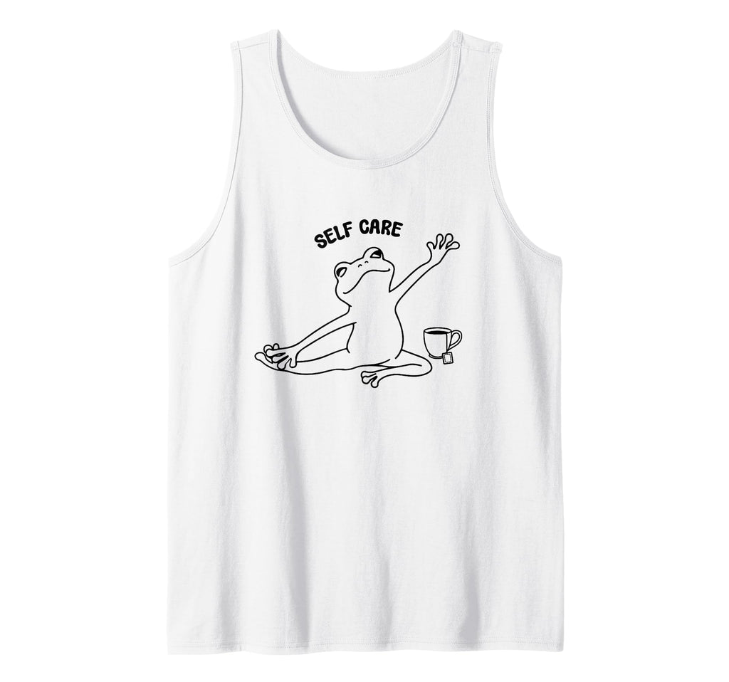 Frog Self Care Sweatshirt - Custom Art Print for Adults - T-Shirt, Sweatshirt, Hoodie