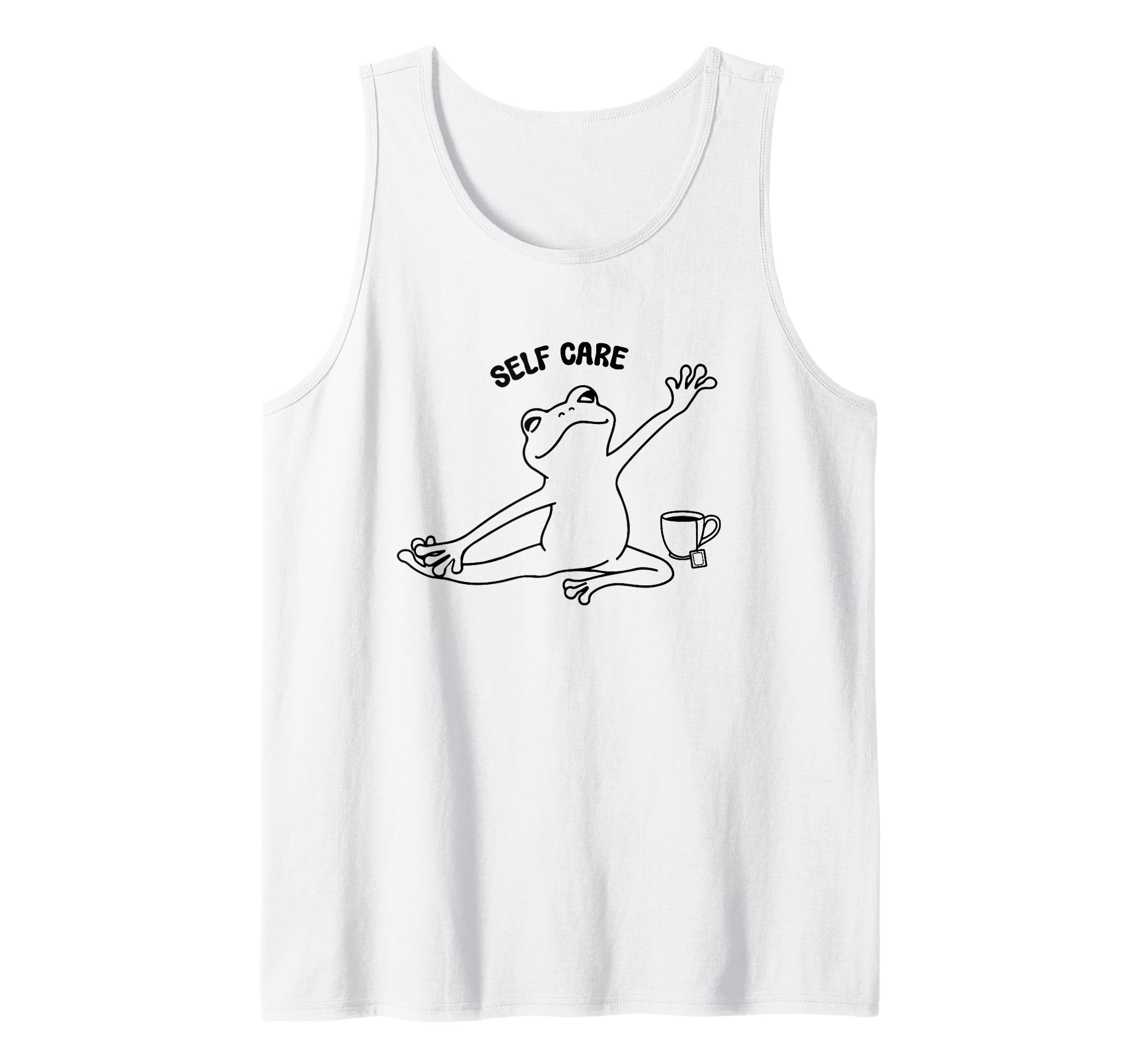 Frog Self Care Sweatshirt - Custom Art Print for Adults - T-Shirt, Sweatshirt, Hoodie