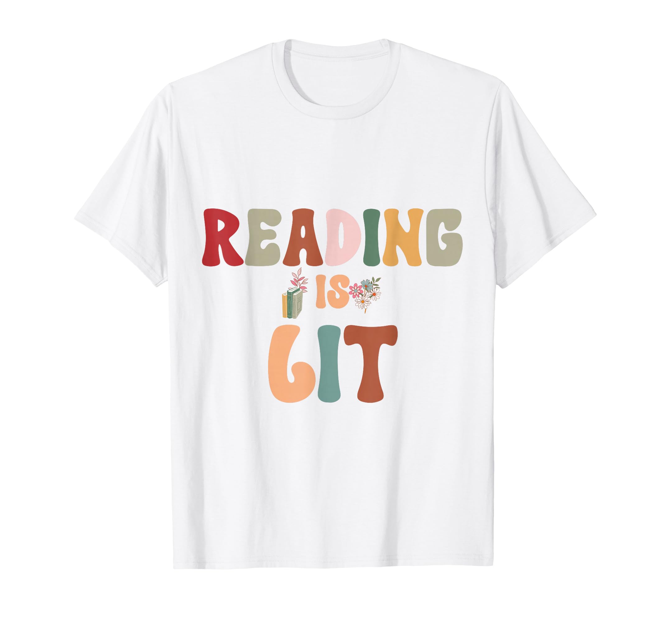Funny Reading Is Lit Shirts Reading T-Shirt - Graphic Print for Adults - T-Shirt, Sweatshirt, Hoodie