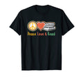 Peace Love And Read Book Lover T-Shirt - Aesthetic Graphic for Adults - T-Shirt, Sweatshirt, Hoodie
