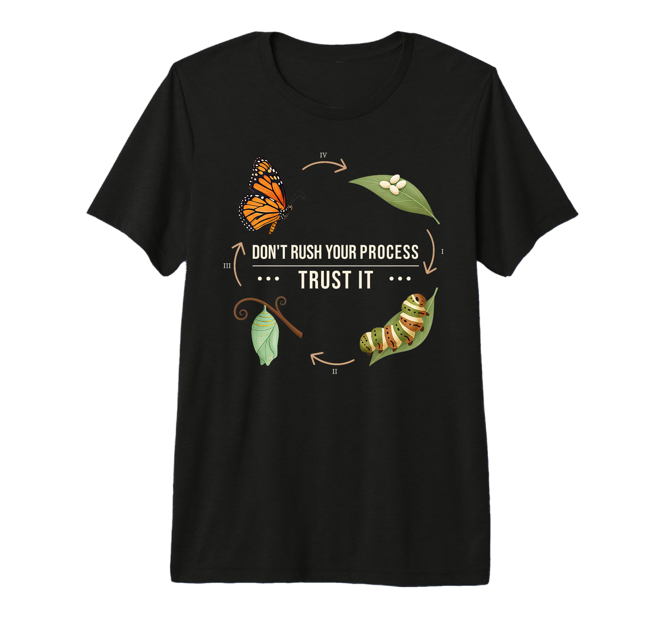 Trust Your Process Inspirational T-Shirt - Minimalist Print for Adults - T-Shirt, Sweatshirt, Hoodie