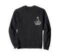 Floral Buddha Pocket Meditation Sweatshirt - Fun Novelty Design for Adults - T-Shirt, Sweatshirt, Hoodie