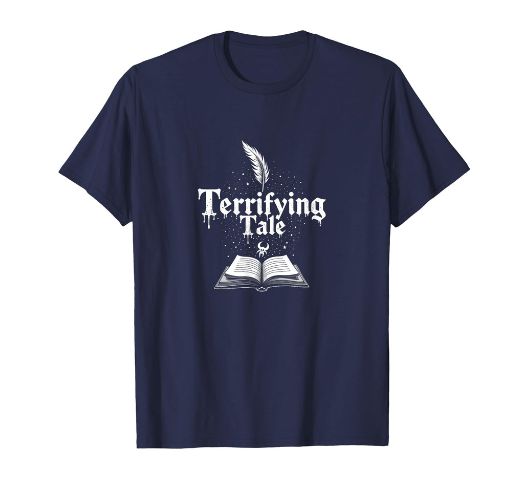 Halloween Literature Terrifying Tale T-Shirt - Custom Art Print Unisex - T-Shirt, Sweatshirt, Hoodie