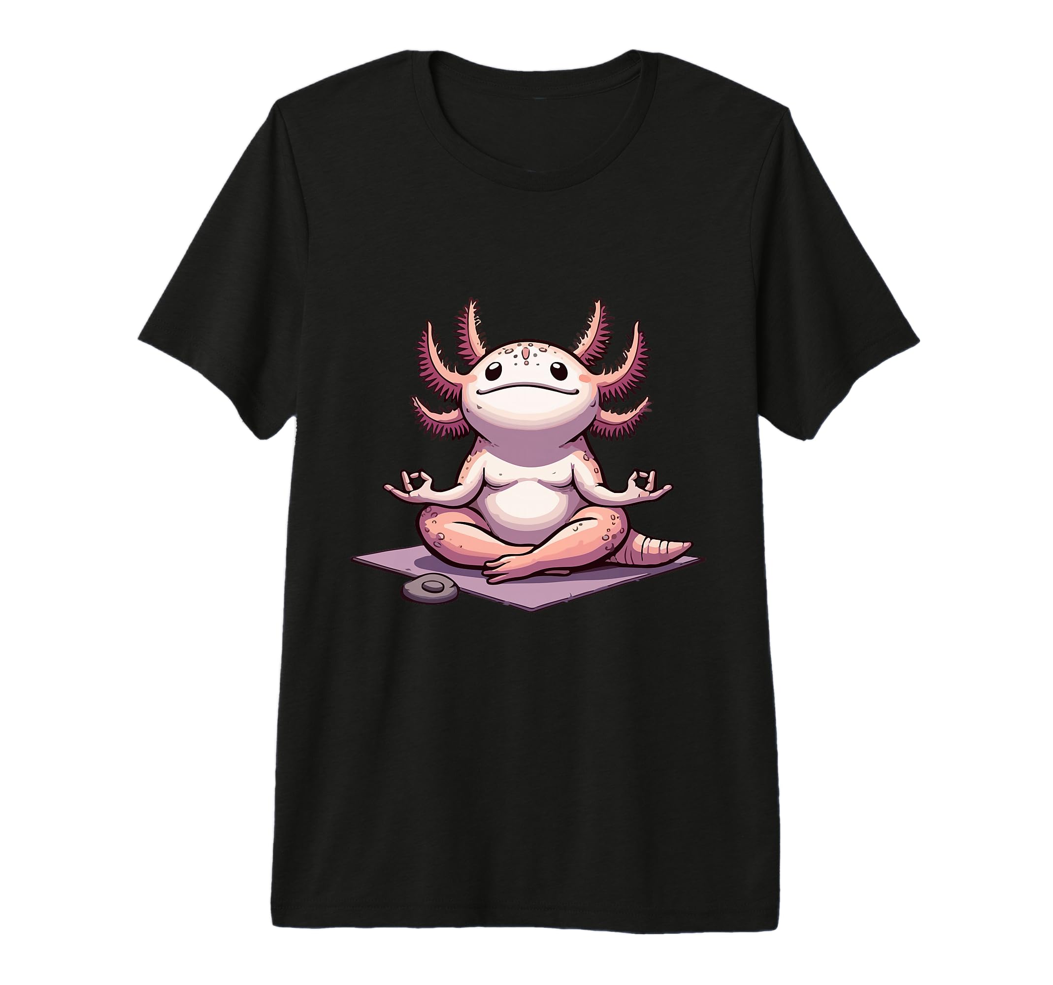 Meditation Axolotl Yoga Pose Relaxing T-Shirt - Trendy Graphic Unisex - T-Shirt, Sweatshirt, Hoodie