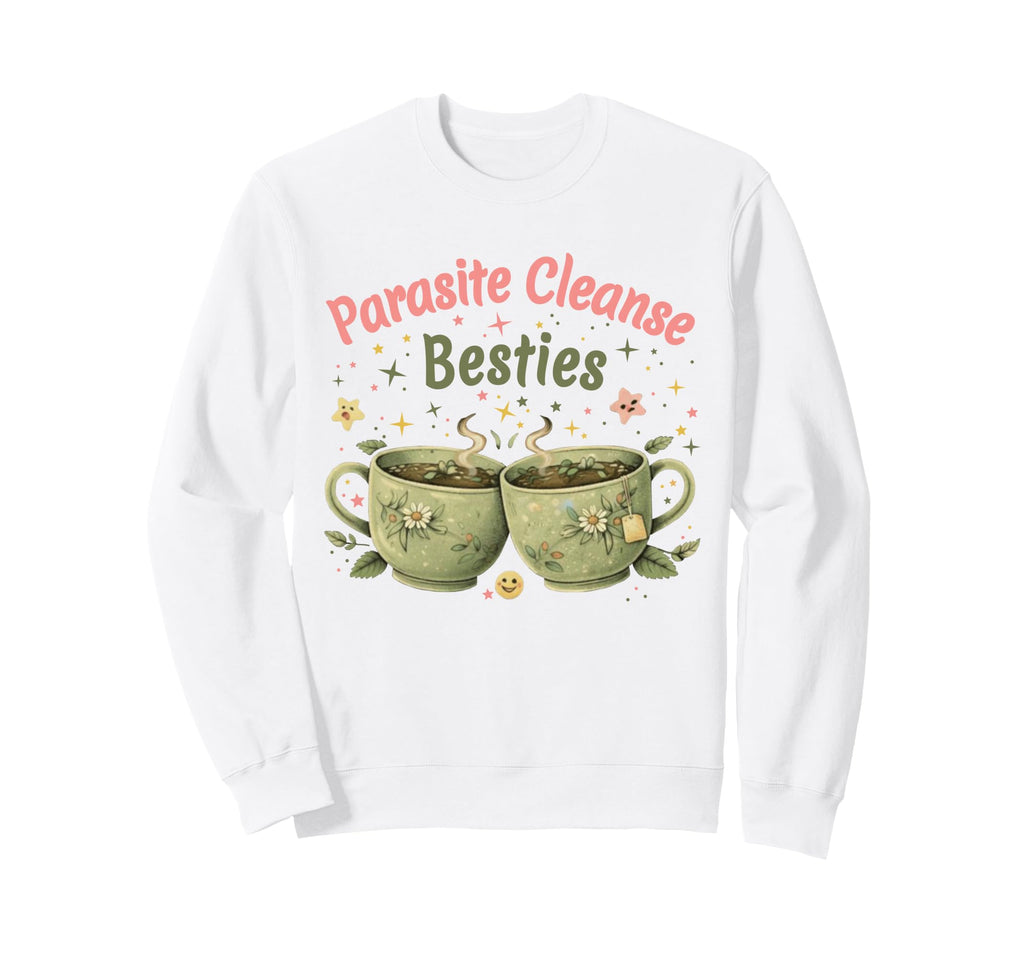 Funny Wellness Vibes Aesthetic Tea Sweatshirt - Minimalist Print Unisex - T-Shirt, Sweatshirt, Hoodie