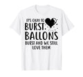 Balloons Burst Depression Mental T-Shirt - Custom Art Print Men Women - T-Shirt, Sweatshirt, Hoodie