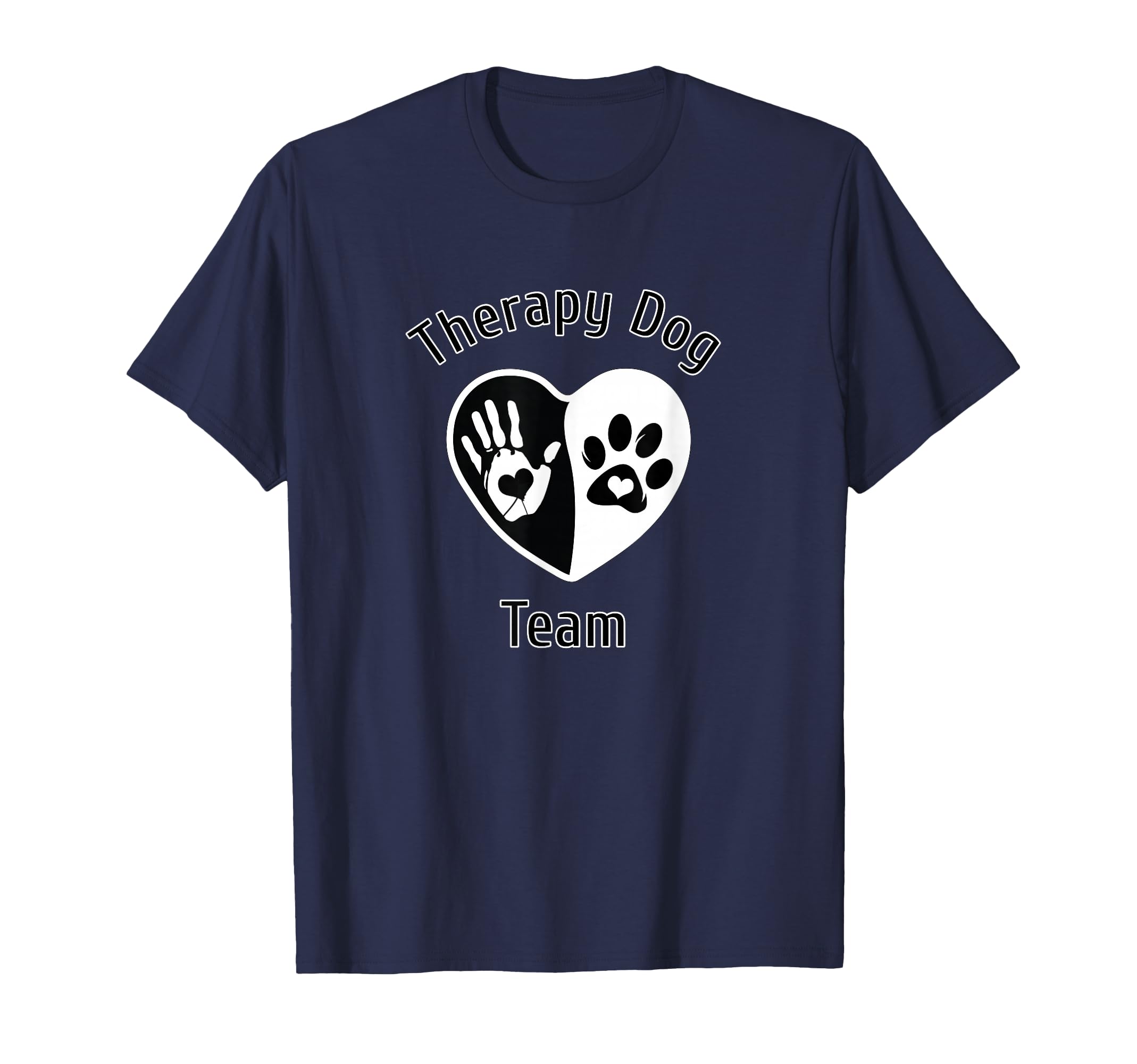 Therapy Dog Therapy Dog Team T-Shirt - Aesthetic Graphic Men Women - T-Shirt, Sweatshirt, Hoodie