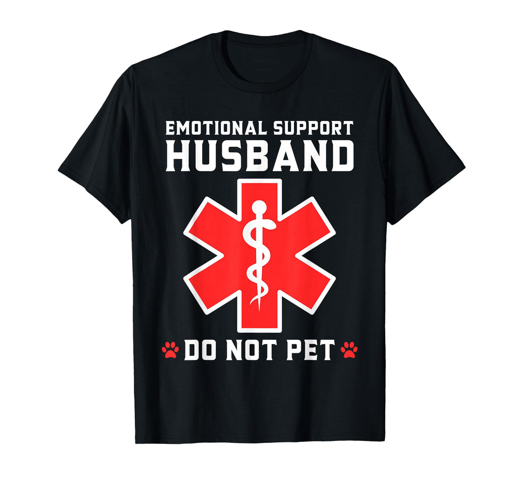 Emotional Support Husband Ems Star T-Shirt - Unique Graphic for Adults - T-Shirt, Sweatshirt, Hoodie