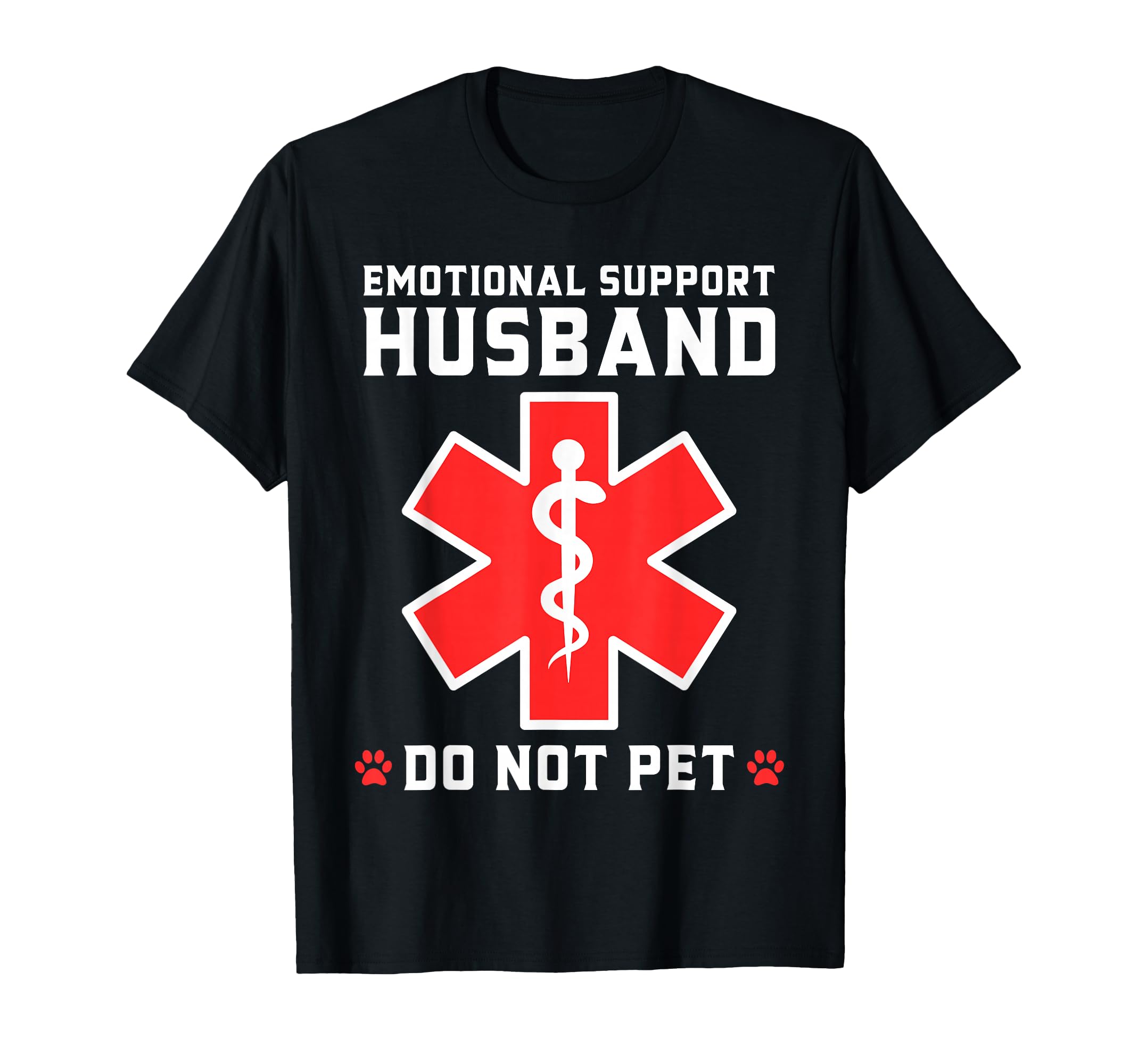 Emotional Support Husband Ems Star T-Shirt - Unique Graphic for Adults - T-Shirt, Sweatshirt, Hoodie