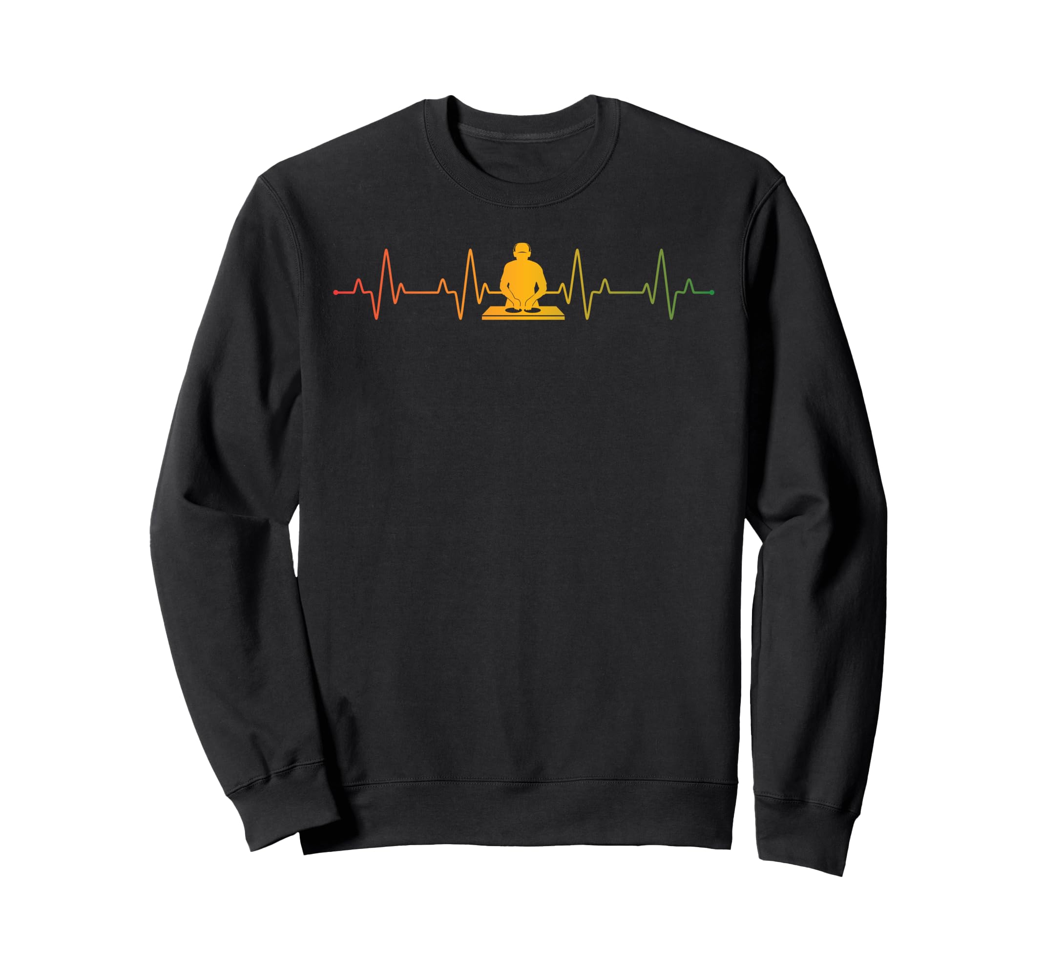 Meditation Heartbeat Zen Harmony Sweatshirt - Fun Novelty Design for Adults - T-Shirt, Sweatshirt, Hoodie