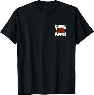 Fudge Lover Retro Graphic Front and Back Print T-Shirt Unisex T-shirt, Sweatshirt, Hoodie, Long Sleeve Tee - T-Shirt, Sweatshirt, Hoodie
