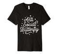 Anti Social Butterfly T-Shirt - Trendy Graphic for Adults - T-Shirt, Sweatshirt, Hoodie