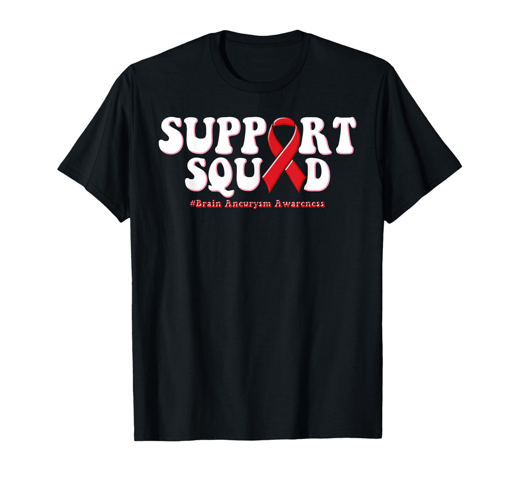 Groovy Support Squad Brain T-Shirt - Fun Novelty Design for Adults - T-Shirt, Sweatshirt, Hoodie
