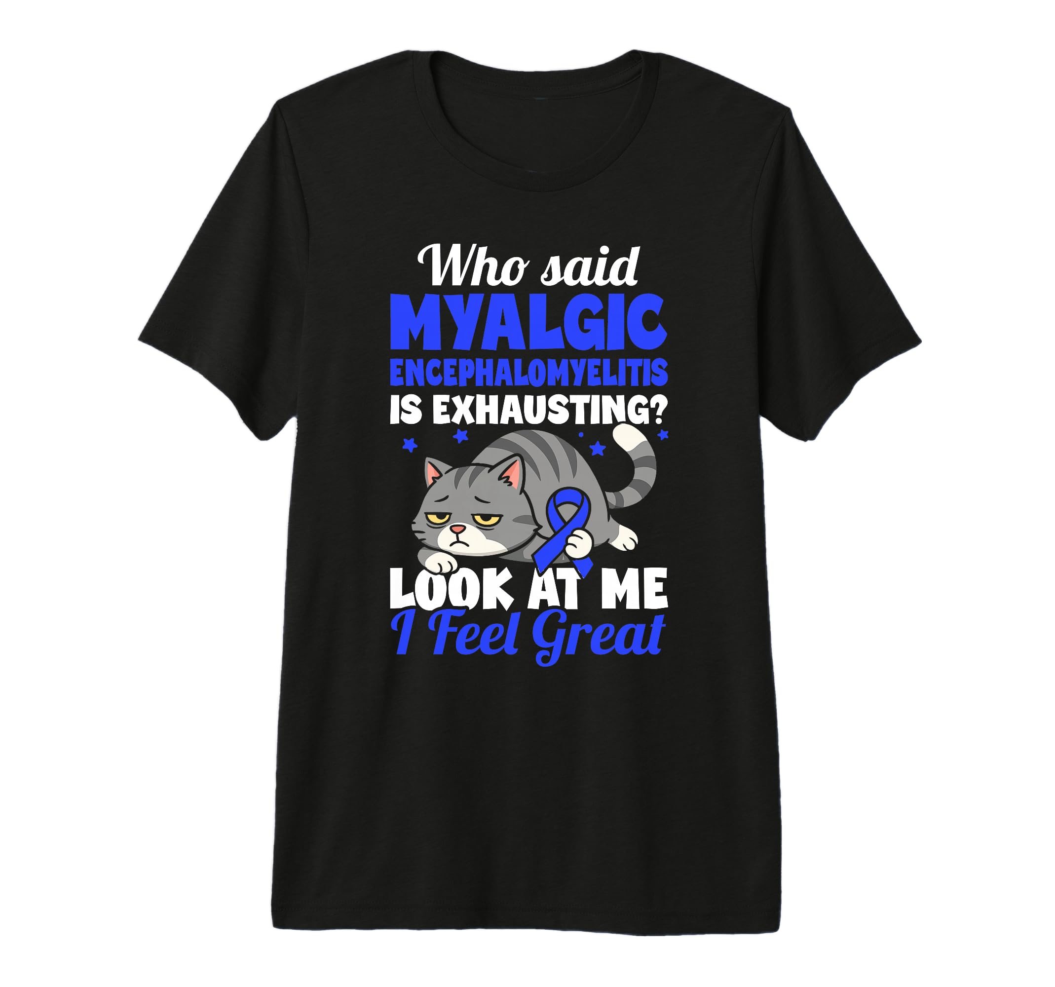 Myalgic Encephalomyelitis Warrior Tri Blend T-Shirt - Graphic Print Unisex - T-Shirt, Sweatshirt, Hoodie