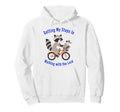Getting My Steps Walking Lord Raccoon Hoodie - Unique Graphic Men Women - T-Shirt, Sweatshirt, Hoodie